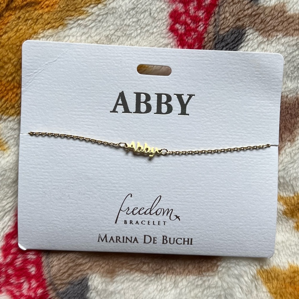 Marina De Buchi Luxe Name Bracelet